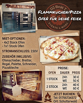 Dj Beat T Vermietung Flammkuchen Öfen